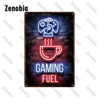 Tin Sign De Metal Video Games Decoración Para La Habitación Del Juego Zona Gamer Placa De Hierro Decorativa Rectangular - details 11