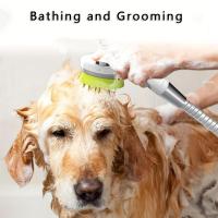 1pc Limpieza De Mascotas: Cepillo De Masaje Y Manguera De Ducha Para Perros Suministros De Baño Para Mascotas Accesorios Para Perros Venta Al Por Mayor - details 0