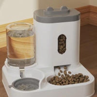 Juego De Alimentos Para Gatos Y Perros Con Cuenco De Agua De Orejas De Conejo Soporte Vertical Para Mascotas Suministros De Mascotas - details 1