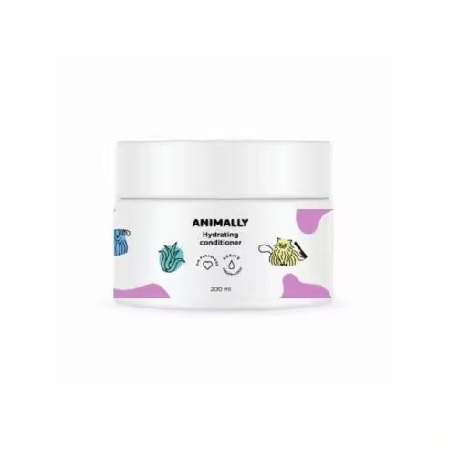 Acondicionador Hidratante Animally Mascarilla 200ml - Nutritiva para Perros y Gatos con Pelo Largo, Seco y Apagado - 1