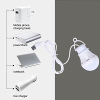 Lámpara Nocturna USB Recargable 5V 3W Portátil Para Acampar Y Senderismo Luz De Emergencia Exterior Para Pabellón BBQ Patio - details 3