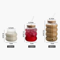 Vaso De Bebida De 500ML Con Tapa De Bambú Y Pajita Para Café Frío Y Cócteles Vaso De Cerveza Para Whiskey Regalos Eco-amigable Transparente - details 8