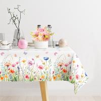 Mantel Desechable Floral De Mariposa Para Primavera Verano Y Fiestas De Cumpleaños Boda Y Navidad Decoración De Comedor Moderna De Poliéster 100% Rectangular - details 8