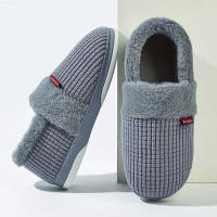 Zapatillas De Casa Para Mujer Invierno Antideslizantes Algodón Cálidas Plush Para Parejas Zapatos Internos Transpirables Talla Verdadera - details 4