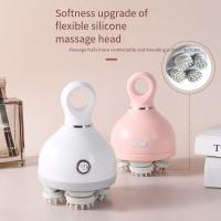Masajeador Eléctrico Mejorado Para El Cuero cabelludo, portátil, ideal para aliviar el estreno, El cincimiento del Cabello y una pieza profunda. Masaje de cabeza con terapia de descompresión, Cuchillo eléctrico de meridianos, impermeable, de Mano. - details 3