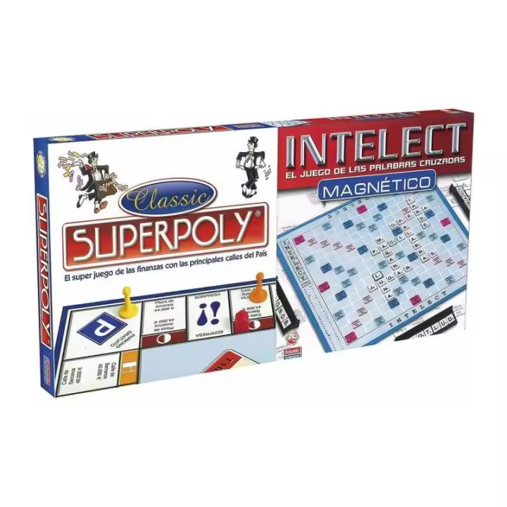 JUEGOS DE MESA SUPERPOLY + INTELECT MAGNÉTICO PACK DE FALOMIR - 1