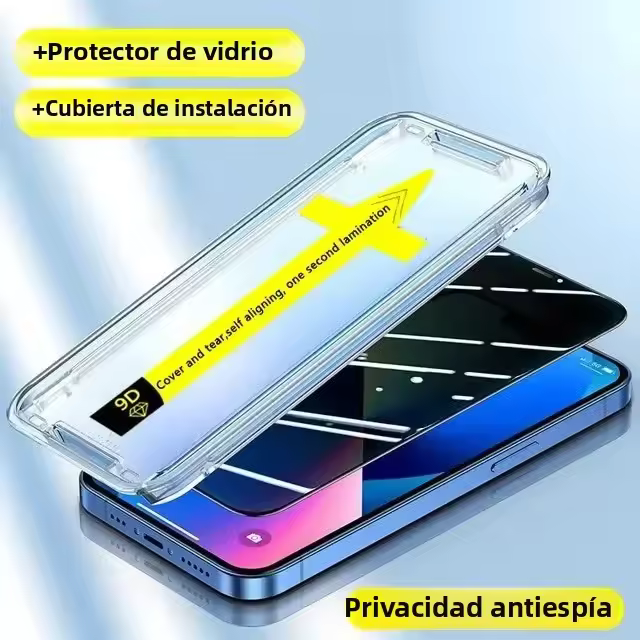 Protector De Pantalla De Vidrio Templado 8K Para iPhone 15 14 13 12 11 pro Max XS MAX 15 plus Anti-Scratch Anti- Fingerprint Auto Montaje - 1