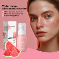 Suero, Suero de niacinamida de sandía, Gotas hidratantes e iluminadoras de niacinamida de sandía, Suero facial con ácido hialurónico, glicerina y vitamina E, Abrillantador líquido - details 5