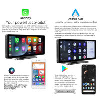 Reproductor MP5 Portátil HIPPBQCC 10.26" Con Pantalla Táctil BT Carplay Para Coche Compatible Con Apple Y Android Radio In-Dash - details 0