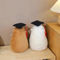Doctor Hat Capybara De Peluche Muñeco De Peluche Suave Y Cálido Regalo De Graduación De Dibujos Animados Para Adultos Y Niños - details 7
