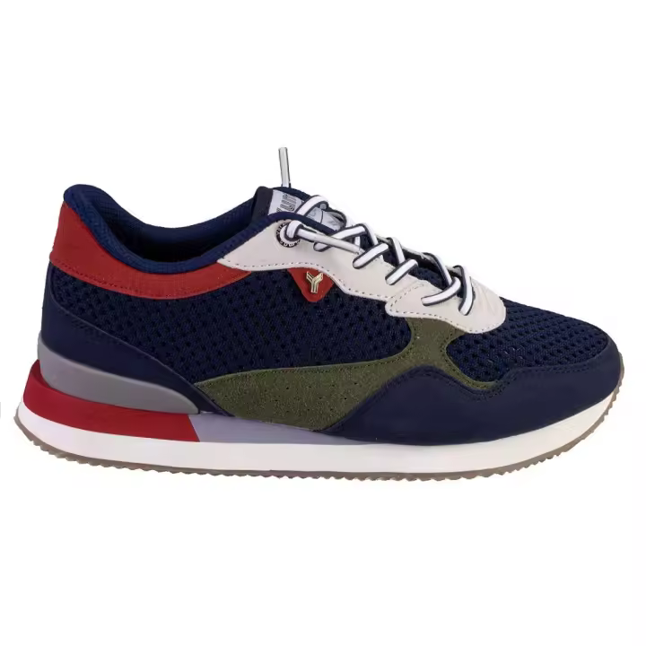 YUMAS STANLEY Zapatillas casual de hombre azul marino cordón goma 524 - 1