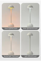 Lámpara De Mesa LED Estilo Nórdico En Forma De Honguito Recargable Por USB Para Decoración De Dormitorio Estudio Luz Nocturna Y Escritorio - details 3