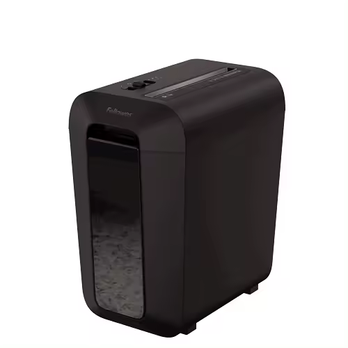 Fellowes LX65 triturador de papel Corte cruzado 4 cm Negro - 1