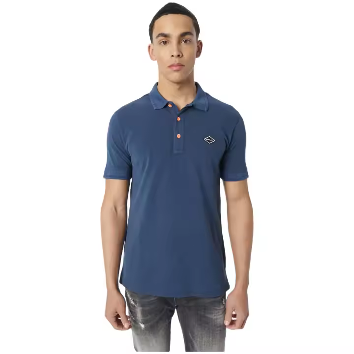 Camiseta de Manga Corta Replay  para hombre en color azul - 1