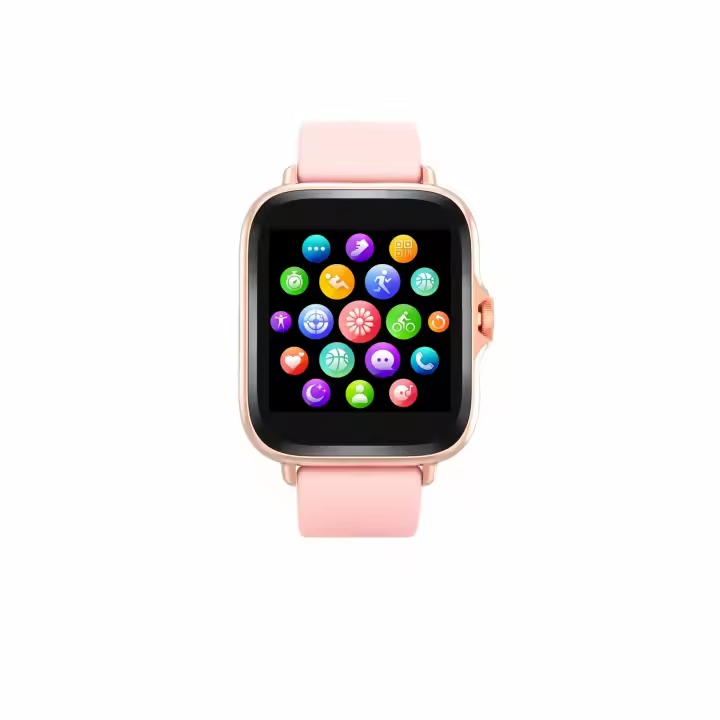 Reloj inteligente Bluetooth con pantalla TFT totalmente táctil de 1,44” con sensor de frecuencia cardíaca y función de llamada envio 24 h - 1