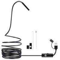 Cámara De Endoscopia Industrial 5.5mm Flexible Mini Snake Para Automóviles Y Prensa 3 En 1 Para Android Y PC Visión Infrarroja 640x480 - details 12