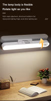 Lámpara De Escritorio Recargable Con Luz Magnética USB Iluminación LED Para Dormitorio Y Lectura Control De Brillo Sin Fin - details 10