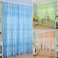 Cortinas De Tulle Modernas Y Sencillas Para Sala De Estar Dormitorio Infantil Y Cocina En Poliéster Suave Y Cómoda Transmisoras De Ventana - details 1
