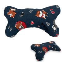 COTTECOTA-Cojín para perro 19x31,5cm Modelos aleatorios Color Aleatorio  Cojín en forma de hueso Gato cojin, Almohada de peluche para mascotas reposacabezas protectora para dormir para gatito, perro Almohada para Dormir Cojin gato Ref.14165 - details 1