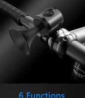 Bocina Eléctrica Para Bicicleta TWOOC Con Sonido De Advertencia Fuerte 120dB Impermeable IPX4 Batería CR2032 Adecuada Para Bicicletas De Carretera Y Montaña - details 4