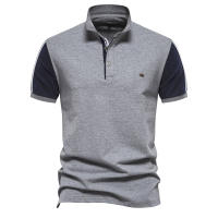 2024 Primavera y novedad de verano estilo POLO con cuello solapa color de moda simple a juego casual camiseta de manga corta para hombres - details 3