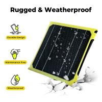 Panel Solar Plegable 21W Portátil Y Fuerte Para Exteriores Carga De Teléfono Móvil Con Interface USB 9V a C Para Baterías De Almacenamiento Pequeñas Y Computadoras Portátiles - details 3