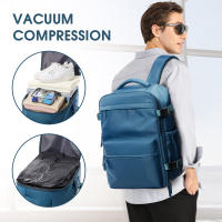 Mochila De Viaje 30L Para Hombres Y Mujeres Antirrobo Con Compresión a Vacío Mochila De Negocios Escolar Para Exteriores Con Portátil - details 5