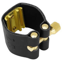 Ligadura Y Tapa De Boquilla De Saxofón Para Clarinete En Cuero Adecuado Para Alto Soprano Y Tenor Partes De Boquilla De Saxofón - details 6
