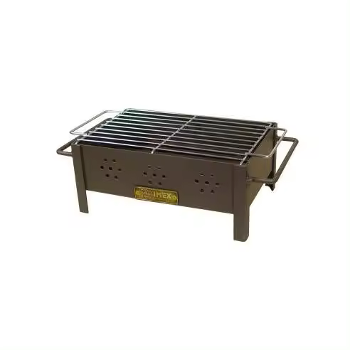 EL ZORRO Barbacoa de Sobremesa EL ZORRO 31x21x14cm, Hierro pintado, Zincada - 73056 Barbacoa de carbón / leña Complementos para Cocina y Barbacoas Barbacoas - 1