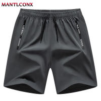 Shorts De Verano Para Hombre MANTLCONX Deporte Gimnasio Running Fitness Pantalones Cortos Transpirables Secado Rápido Cinturón Con Cordón Negro - details 2