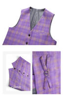 Traje De Boda Para Hombre De Alta Gama Tres Piezas Con Chaleco Y Pantalones Traje De Novio Casual Elegante Para Todas Las Estaciones - details 7