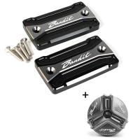 Tapa De Reservorio De Flujo De Frenos Delanteros Y Tapas De Combustible Para Motocicleta SUZUKI Bandit S650 600 650 1200 1250 1250S Accesorios De Protección - details 17