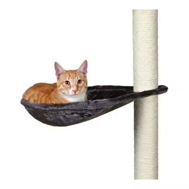Hamaca Colgante para Gatos Trixie Hammock Gris Metal Ø 40 cm - 1