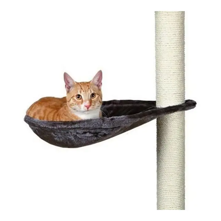Hamaca Colgante para Gatos Trixie Hammock Gris Metal Ø 40 cm - 1