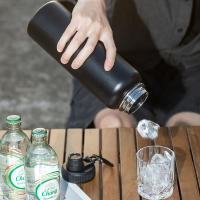 Botella Termo De Acero Inoxidable 1000ML Gran Capacidad Aislada Doble Capa Vaciado Para Viajes Y Exteriores Resistente Al Agua - details 3