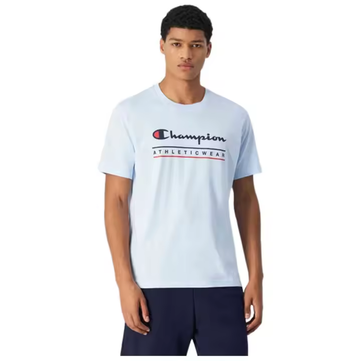 Camiseta de Manga Corta Champion Legacy para hombre en color azul - 1