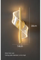 Lámpara De Pared Moderna Nórdica Para Sala De Estar Y Dormitorio Luz LED Interior 220V Decoración De Hogar Para Pasillo Y Aisles - details 7