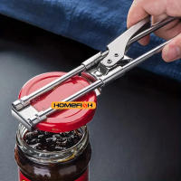 Ajustable Multifunción Abrebotellas De Acero Inoxidable Desabrochador De Botellas Y Latas Herramienta De Cocina Para Quitar Tapas Y Tornillos - details 1