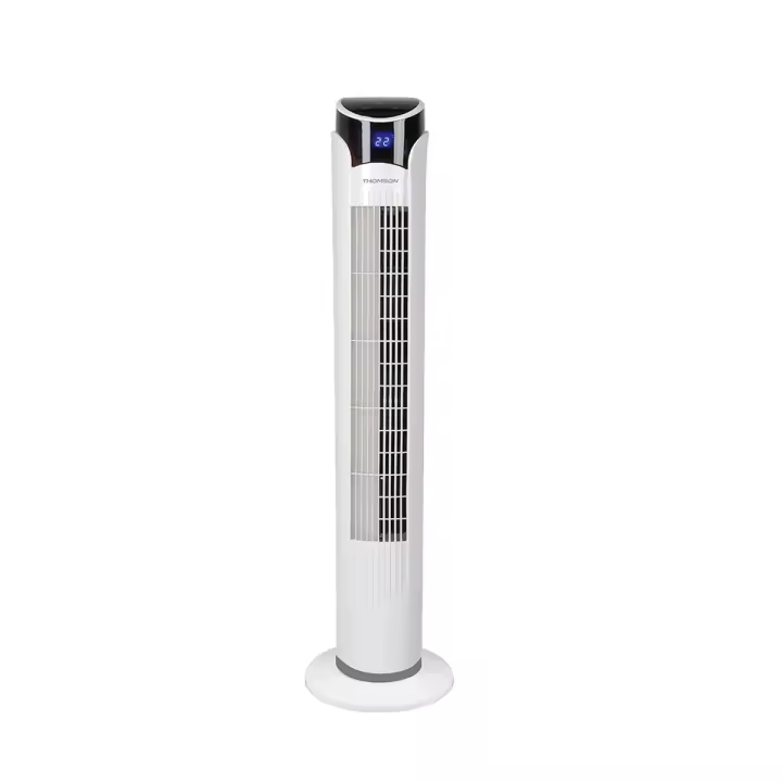 Ventilador de Torre 83cm 45w THOMSON - Silencioso, Control Remoto, Temporizador - 1