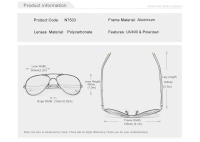 Gafas De Sol Polarizadas Para Hombre Y Mujer KINGSEVEN Marca De Gafas De Moda Con Lente De Aluminio Para Ciclismo - details 1