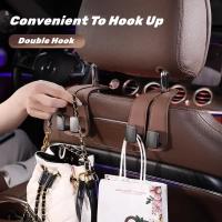 Gancho Para Asiento De Coche Doble Personalizado Gancho De Cuero Genuino Para Coche Accesorios Interiores De Vehículo Herramientas De Coche - details 3