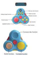 Juguete Creativo Para Alivio Del Estrés 1pc Controlador De Juego De Punzón Segunda Generación Gyro Para Adolescentes Juguete Antiestrés Para Niños - details 2