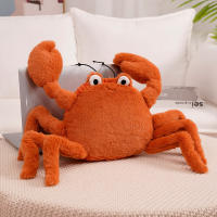 Muñeco De Peluche De Lobo De 30 Cm Cangrejo De 22 Cm Decoración Para Habitación De Gato Y Perro Juguete De Animales Suave Regalo Para Niños - details 2