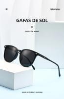 Gafas De Sol Cuadradas Ultraligeras Para Mujer Con Color Natural Y Protección UV Gafas De Moda 2025 - details 0