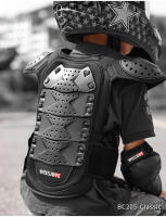 Chaleco De Armadura Para Niños WOSAWE Protector De Espalda Y Pecho Para Motocicleta Equipo De Protección De Motocross Con Esponja Antichoque - details 11