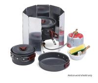 Escudo De Viento Plegable Ultraligero Para Camping Y Estufas De Gas Con 10 Platos Dobles Defensores De Viento Para Cocinas Portátiles - details 3