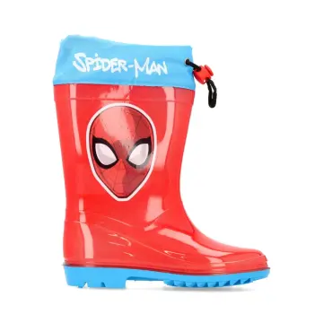 Botas De Agua Para Niño The Avengers Licencia Oficial Marvel  Antideslizantes