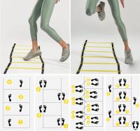 Ladra De Agilidad Y Velocidad De 6M Con Correa De Nylon Para Entrenamiento De Fitness Y Fútbol Ladder De Energía Inflable - details 7