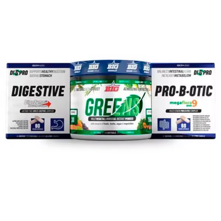 Big Enzimas Digestivas + Greens + Probiótico - 1