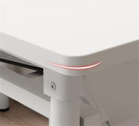 Mesa escritorio plegable, Ordenador Escritorio Oficina estudio , escritura para estudio, PC, portátil, mesa de trabajo, mesa de juegos, pata metal - details 4